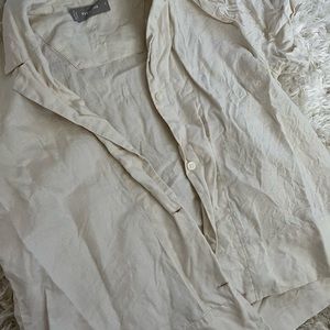 Cream Everlane Short Sleeve